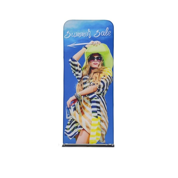 Showdown Displays Zipper-Wand Banner 80x200cm Druck einseitig, ZWB080-200G