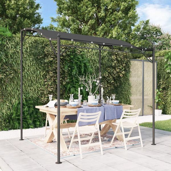 vidaXL Markise Anthrazit 2x2,3 m 180 g/m² Stoff und Stahl, 362392