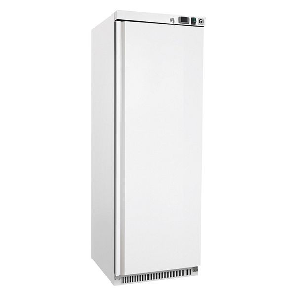 Gastro-Inox Kühlschrank aus weißem Stahl 400 Liter, statisch gekühlt mit Ventilator, Nettokapazität 360 Liter, 201.104