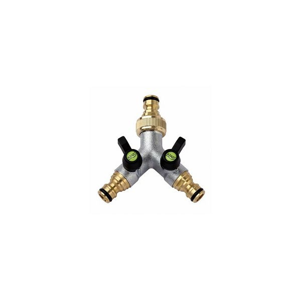 ewuaqua Y-Stück regulierbar verchromt, 73460C, 8006360004605