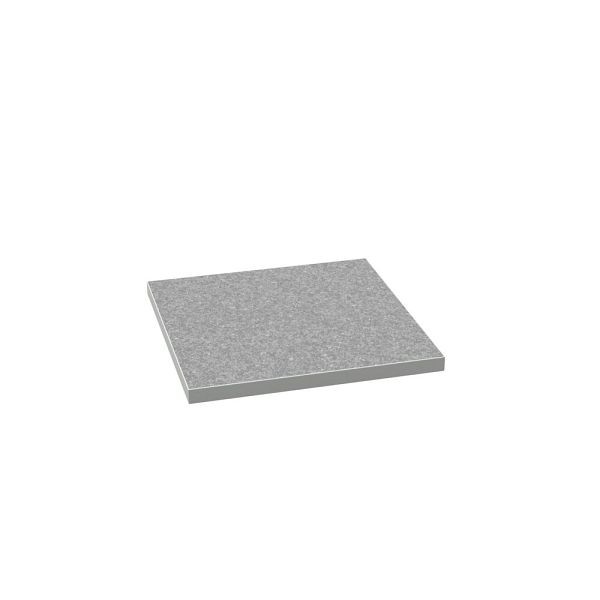 bott cubio Schrankauflage direktbeschichtet, umlaufend 2mm ABS-Kante, BxTxH: 650x650x20mm, RAL 7035, Lichtgrau, 41201008.16M