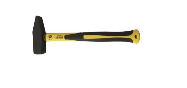 VaGo-Tools Schlosserhammer Fiberglasstiel 500g Schlosser Hammer Hämmer Stielschutz, 233-905-1_mv