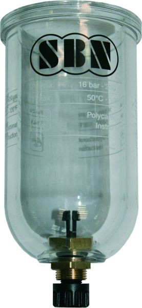 SBN Ersatzglas 1/4" für Filterdruckregler, 10020