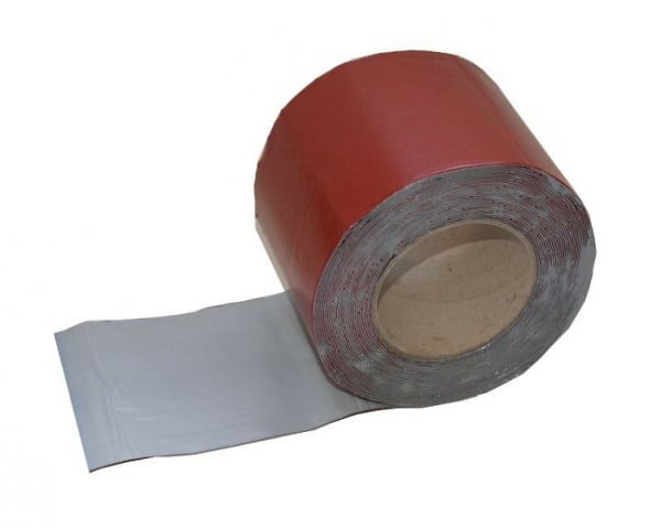 Vebatec Blitz Butyl Reparaturband Aluminium, Farbe: dunkelrot, 100mm x 10m, 112