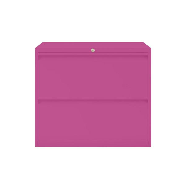 Bisley Essentials Schubladenschrank, Höhe 693-717 mm, 681 fuchsia, YESF0807681