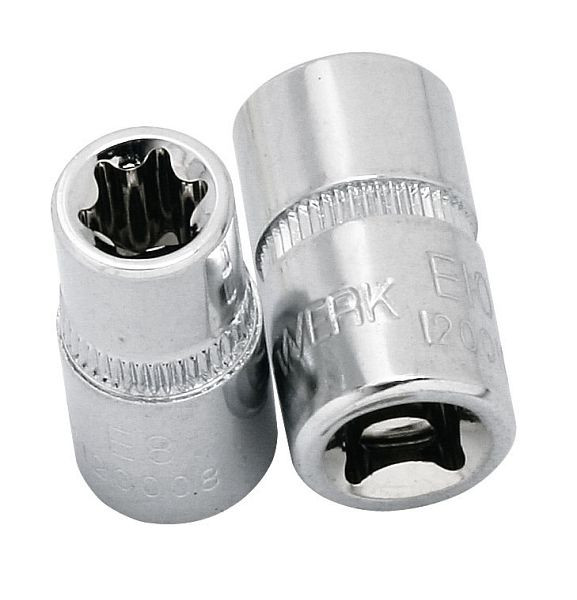 Kraftwerk 1/4" Steckschlüssel-Einsatz Außen-TX E4, 120004