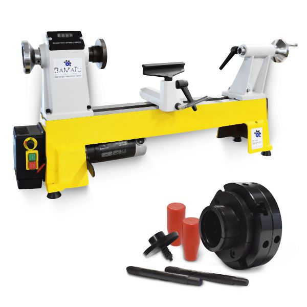 BAMATO Drechselmaschine WL-460V mit 4-Backenfutter, WL-460V_SET1