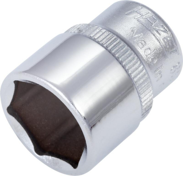 Hazet Steckschlüsseleinsatz, Sechskant, Vierkant hohl 6,3 mm (1/4 Zoll), Außen-Sechskant-Tractionsprofil, 9/16 ", 850A-9/16
