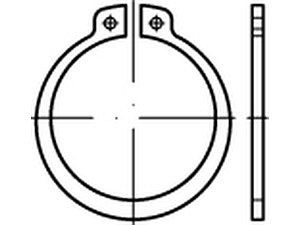 Sicherungsringe DIN 471 Federstahl 15 x 1,5 schwere Ausführung VE=S (1000 Stück)