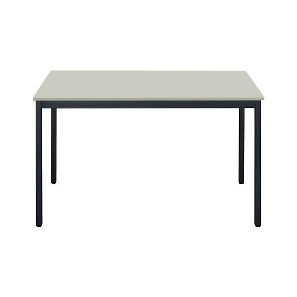 Bisley Mehrzwecktisch, Breite 1400 mm, Tiefe 700 mm, 25mm Tischstärke, 333 schwarz x G grau, MTC251407G333