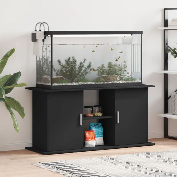 vidaXL Aquariumständer Schwarz 121x41x58 cm Holzwerkstoff, 833616