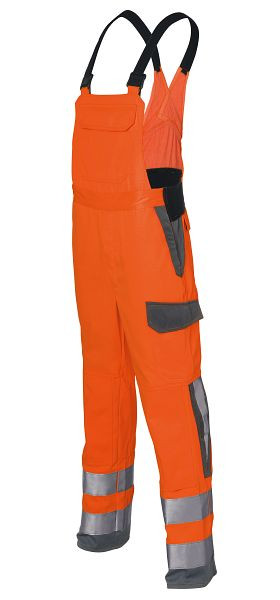 Kübler PROTECTIQ HIGH VIS Latzhose arc1 PSA 3, Farbe: warnorange/anthrazit, Größe: 44, 3393 8345-3797-44