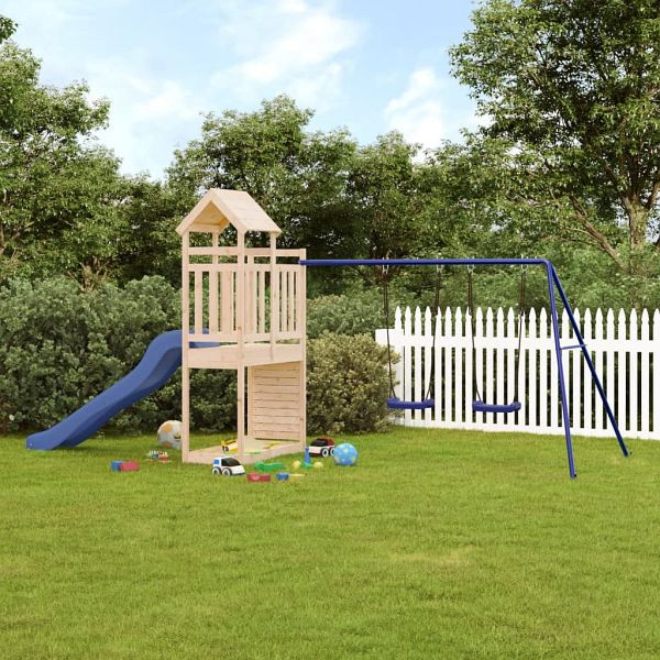 vidaXL Spielturm Massivholz Kiefer, Top-Qualität, 3155906