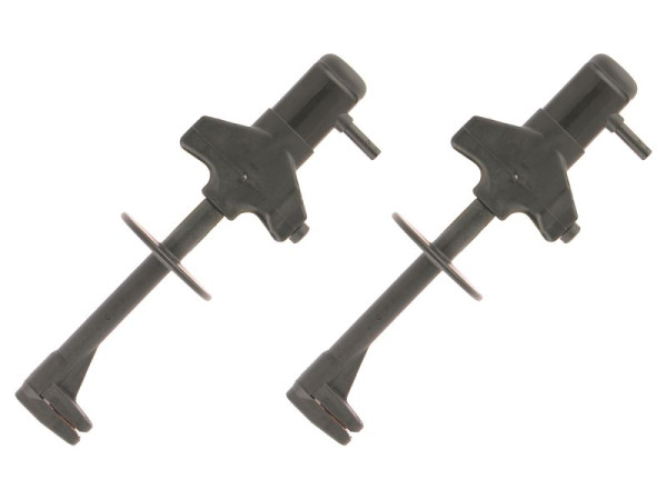 Metrel Set mit 2 flachen Kontaktzangen, schwarz, S 2056, 20992010