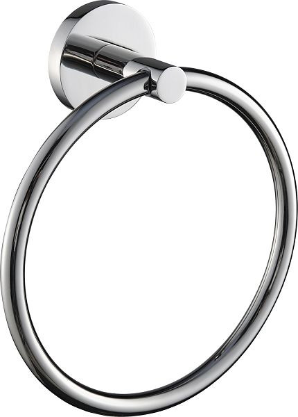 KWC Handtuchring, FIRMUS, Edelstahl, 187x210x65 mm, AP, hgl, 2000106283