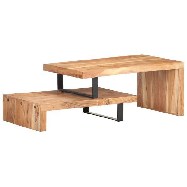 vidaXL 2-tlg. Couchtisch-Set Akazie Massivholz, Top-Qualität, 320394