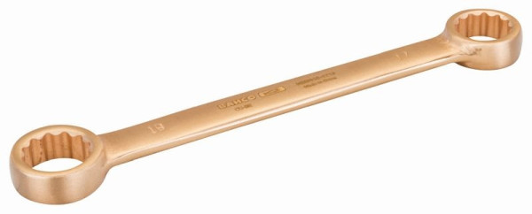 Bahco Doppelringschlüssel, funkenfrei, Berylliumkupfer, 10 + 11 mm, NSB010-1011