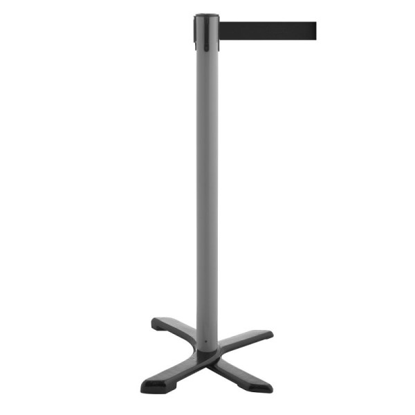 Stein HGS Personenleitsystem -P-Line Compact-, grau, schwarz, mit Gurtendstück (Standard), 34866-0402