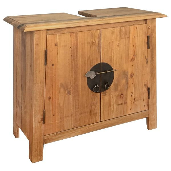 vidaXL Badezimmer-Unterschrank Recyceltes Massivholz 70x32x63 cm, 246035