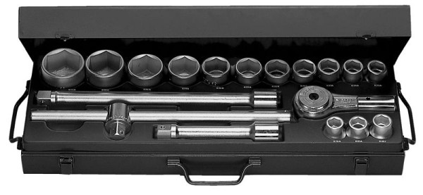 Facom Steckschlüssel 3/4" 6-Kant, Set 18-teilig, K.437E