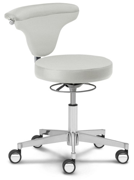 Deskin Drehstuhl MED COMFORT, Lichtgrau, 610 x 610 x 720 mm, 346753