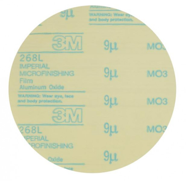3M STIkit Microfinishing Film Scheibe 268L, 125 mm, 40 Micron, PSA, VE: 100 Scheiben, 7000034073