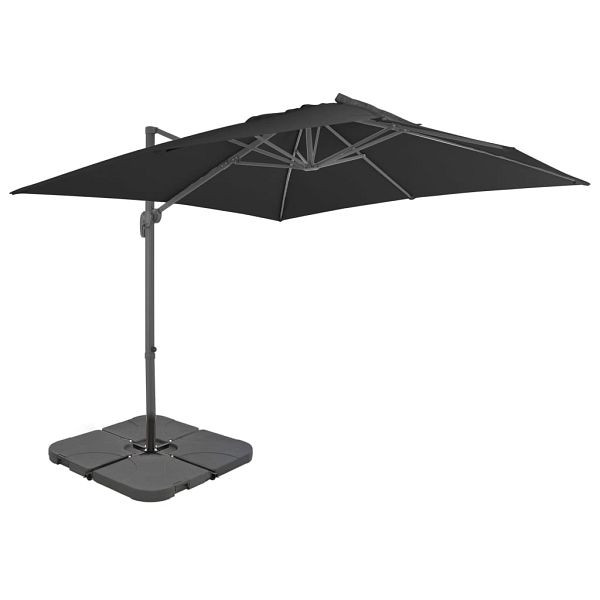 vidaXL Sonnenschirm mit Schirmständer Anthrazit, 276346
