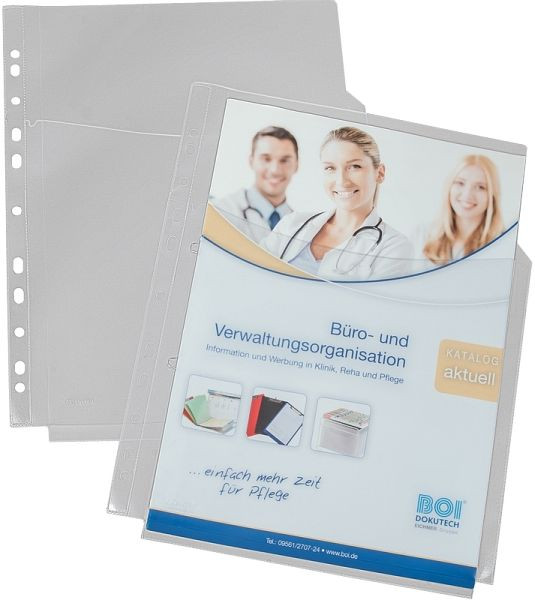 Eichner PP-Dokumentenhülle Maxi, Transparent, VE: 10 Stück, 9218-00880