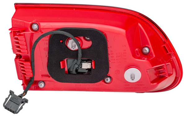 HELLA Heckleuchte, LED, innerer Teil, für u.a. Porsche Macan (95B), ECE/CCC, für Rechtsverkehr/für Linksverkehr, rechts, 2SD 011 500-121