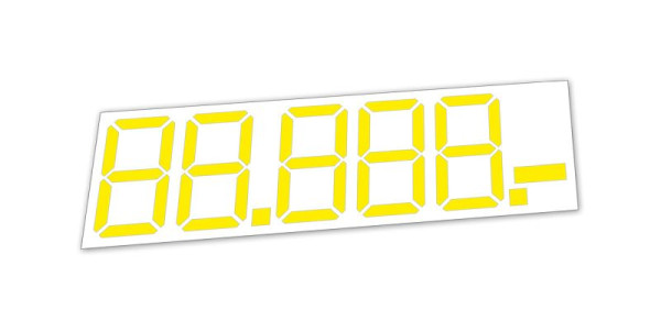 Eichner LCD-Preisauszeichnung, Maße: 580 x 120 mm, VE: 10 Stück, 9220-00116