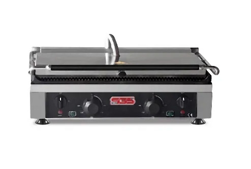SGS Gastro Großer Kontaktgrill oben und unten glatt, 3+3 kW, TG4060 E