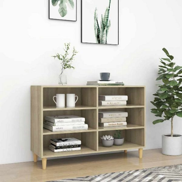 vidaXL Sideboard Sonoma-Eiche 103,5x35x70 cm Holzwerkstoff, 806034
