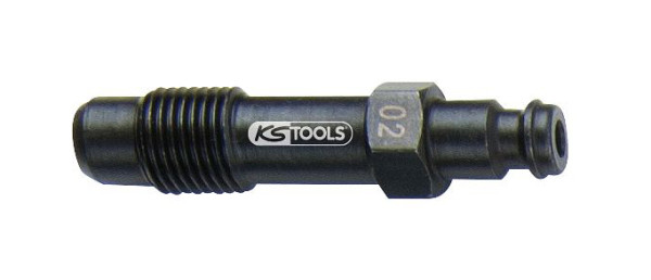 KS Tools Glühkerzen Adapter, M12x1,25 mit Außengewinde, Länge 55 mm, 150.3663