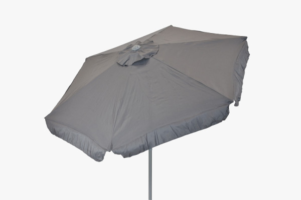 Merxx Sonnenschirm, Ø 180 cm, 38 mm Rohr, grau, 29050-309