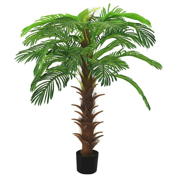 vidaXL Künstliche Palme Cycas mit Topf 140 cm Grün, 336307