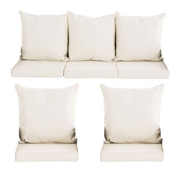 CLP Set Kissenbezüge Garnitur Fisolo rund, creme, 11630604