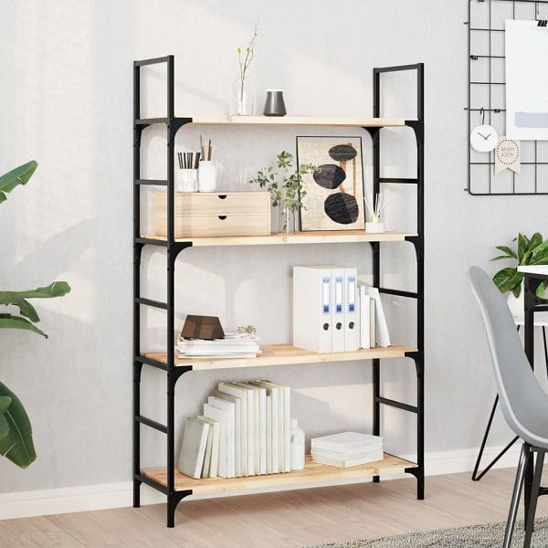vidaXL Schweberegale 4 Stück 100x30x2 cm Massivholz Akazie Unbehandelt, 3279378