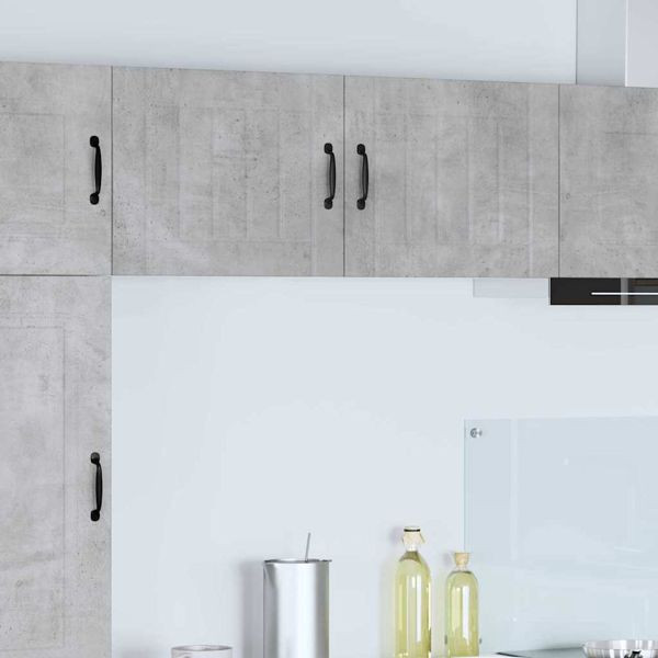 vidaXL Küchenhängeschrank mit Regal 2 pcs Beton Grau 50 x 31 x 40 cm, 884901