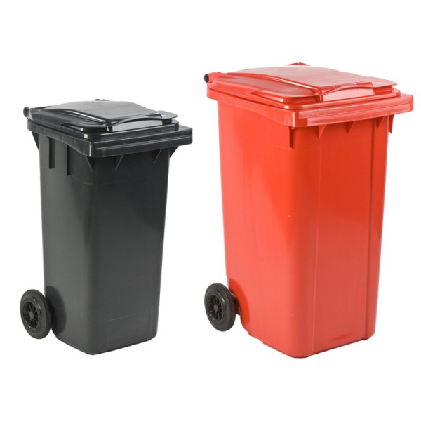 Stein HGS Großmülltonne -P-Bins 80-, 120 Liter /1000x485x540mm, grau, 25230