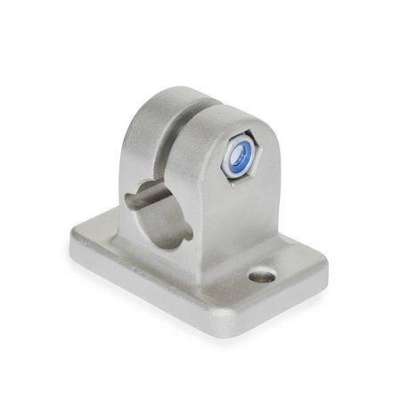 Ganter Edelstahl-Flansch-Klemmverbinder (GN 145-B18-2-NI), VE: 5 Stück, 145-B18-2-NI