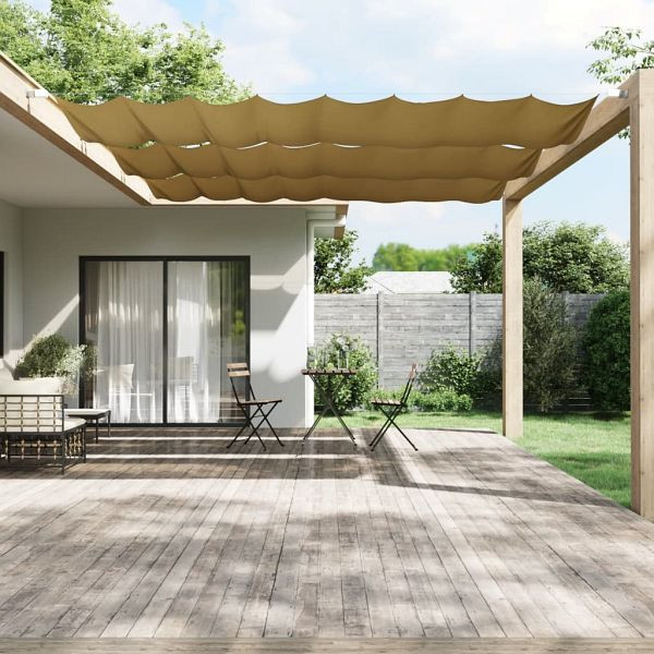 vidaXL Senkrechtmarkise Beige 140x1000 cm Oxford-Gewebe, 148267