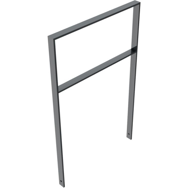 Stein HGS Anlehnbügel/Absperrbügel -Apelland- mit Querholm, 750mm /beschichtet DB 703, Bügel: 50 x 12 mm, 451.075b