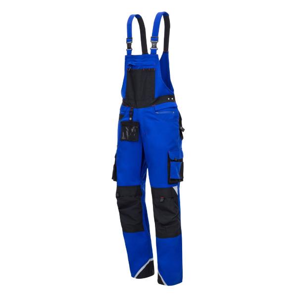 NITRAS MOTION TEX PRO FX, Latzhose, Größe: 44, Farbe: königsblau, VE: 10 Stück, 7721-44