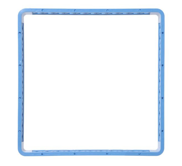 Hendi Aufsatz für Geschirrspülkorb, LxBxH: 500x500x45 mm, 1 Abteil, 877302