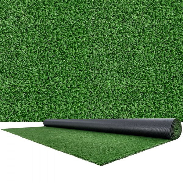 VEVOR Kunstrasen 548x304 cm, 1,5 cm Florhöhe, mit Drainagelöchern, Zuschneidbar, für Balkon Terrasse Garten Indoor, RZCP06INCH18OP0M7001V0