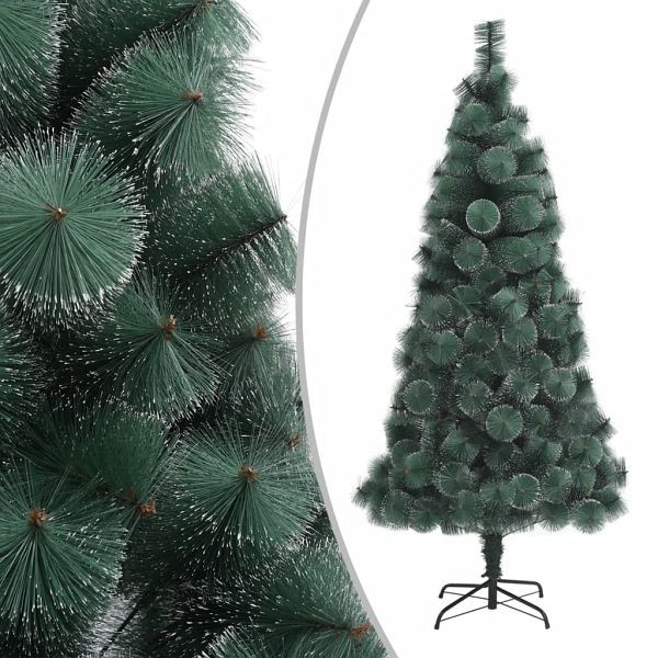 vidaXL Künstlicher Weihnachtsbaum mit Ständer Grün 240 cm PET, 328486