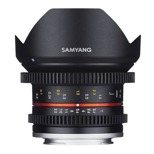 Samyang MF Videoobjektiv 12mm T2,2 Video APS-C Sony E, 1021579