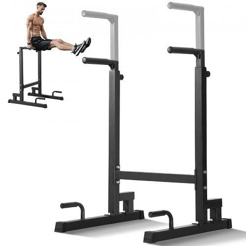 VEVOR Dip-Stange Schwerlast-Dip-Ständerstation Höhenverstellbar 227 kg, HXSGDBLJKDJG0ALEFV0