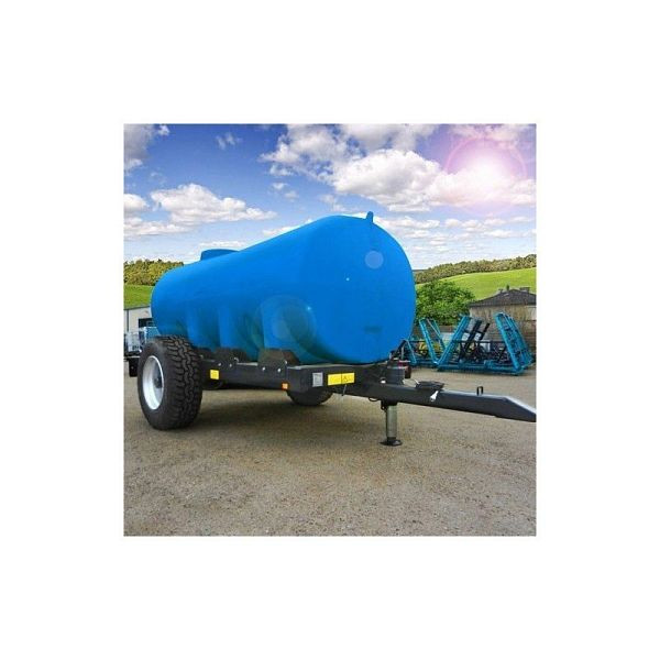 Duraplas Anhänger mit AQ3000H, Weidefass Transportfass 3000 L, lichtblau, CHAQ3001H