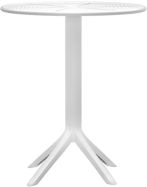 CLP Tisch Lacota rund 60 cm, weiß, 325384, 4255716342425